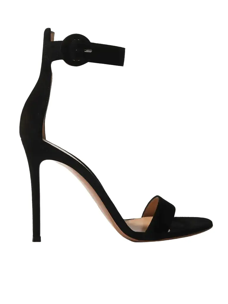 Gianvito Rossi Portofino 105 Suede Sandals
