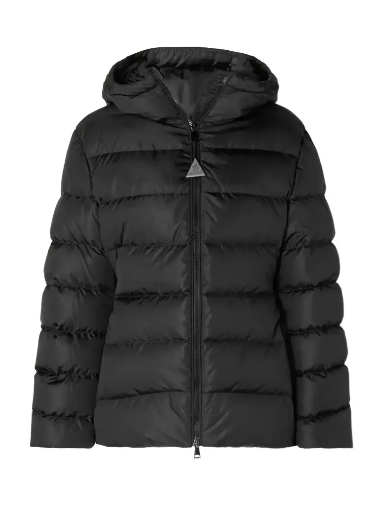Moncler Dera Hooded Quilted Down Jacket