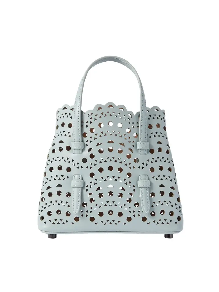 Alaïa Le Mina 16 Vienne Wave Leather Tote - Women's Bags