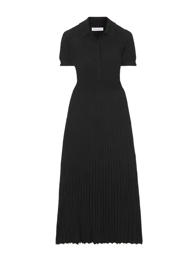 Gabriela Hearst Amor Ribbed Silk And Cashmere-blend Maxi Dress