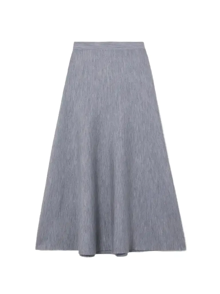 Gabriela Hearst Freddie Wool, Cashmere And Silk-blend Midi Skirt