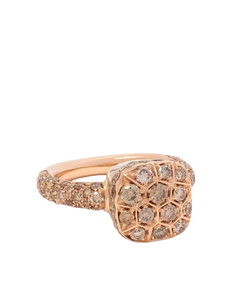 Pomellato Nudo Solitaire Classic 18-karat Rose And White Gold Diamond Ring