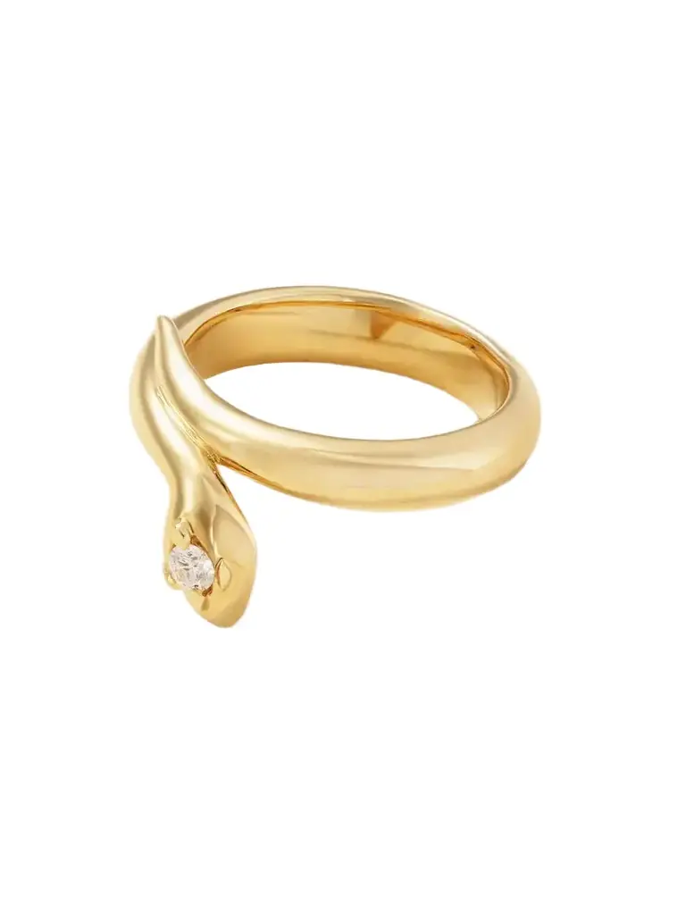 Foundrae Wholeness 18-karat Gold Diamond Ring