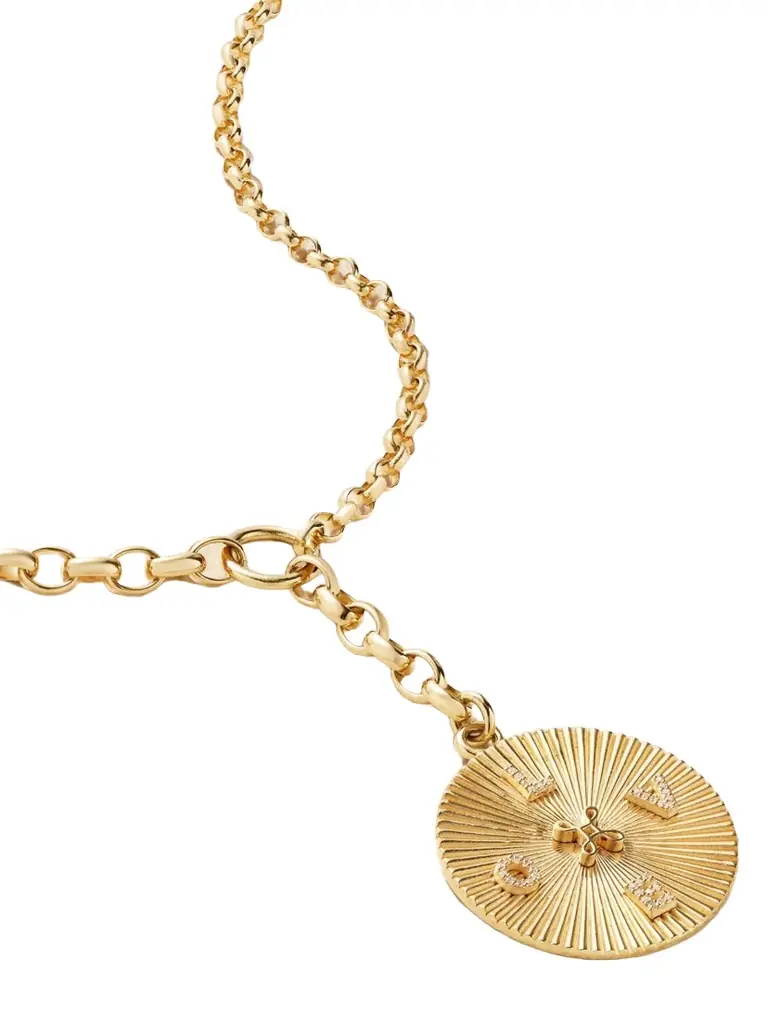 Foundrae Love 18-karat Gold Diamond Necklace