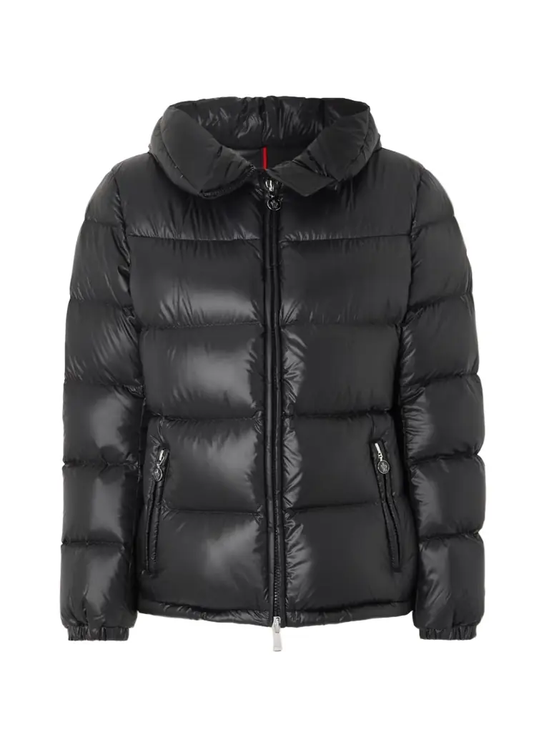 Moncler Douro Hooded Appliquéd Quilted Shell Down Jacket