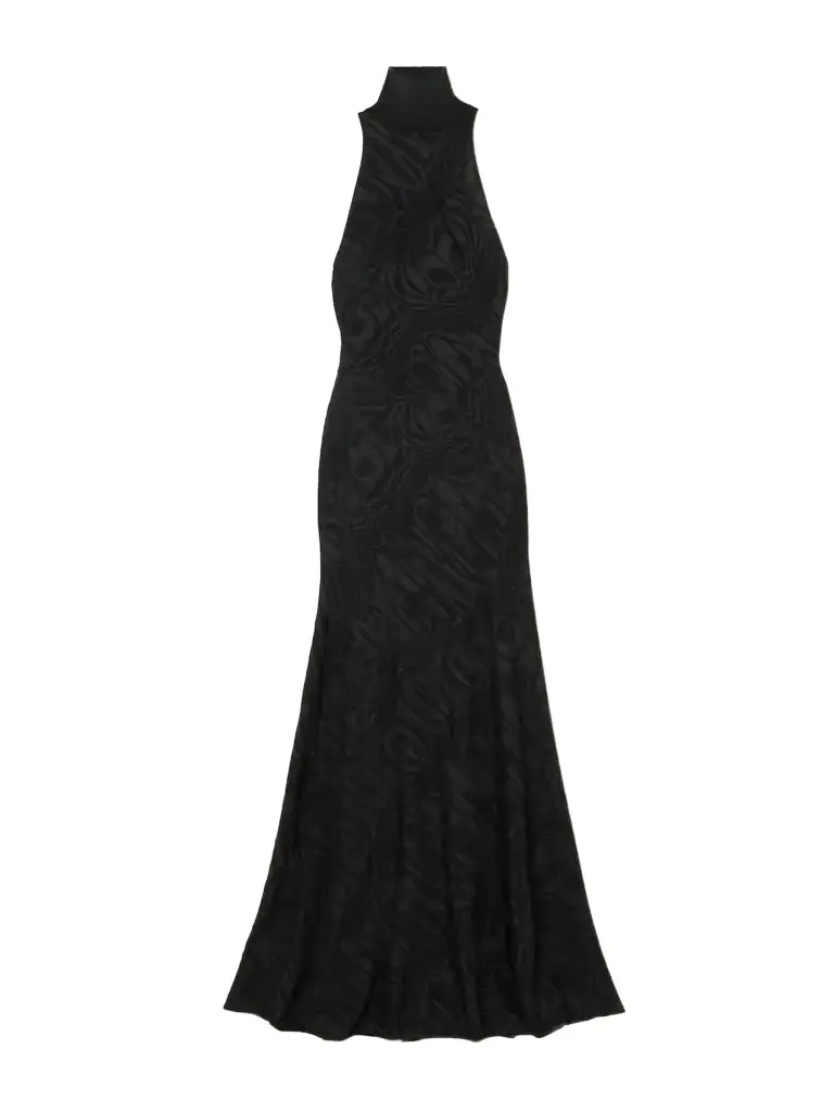 Alaïa Archetypes Jacquard-knit Gown