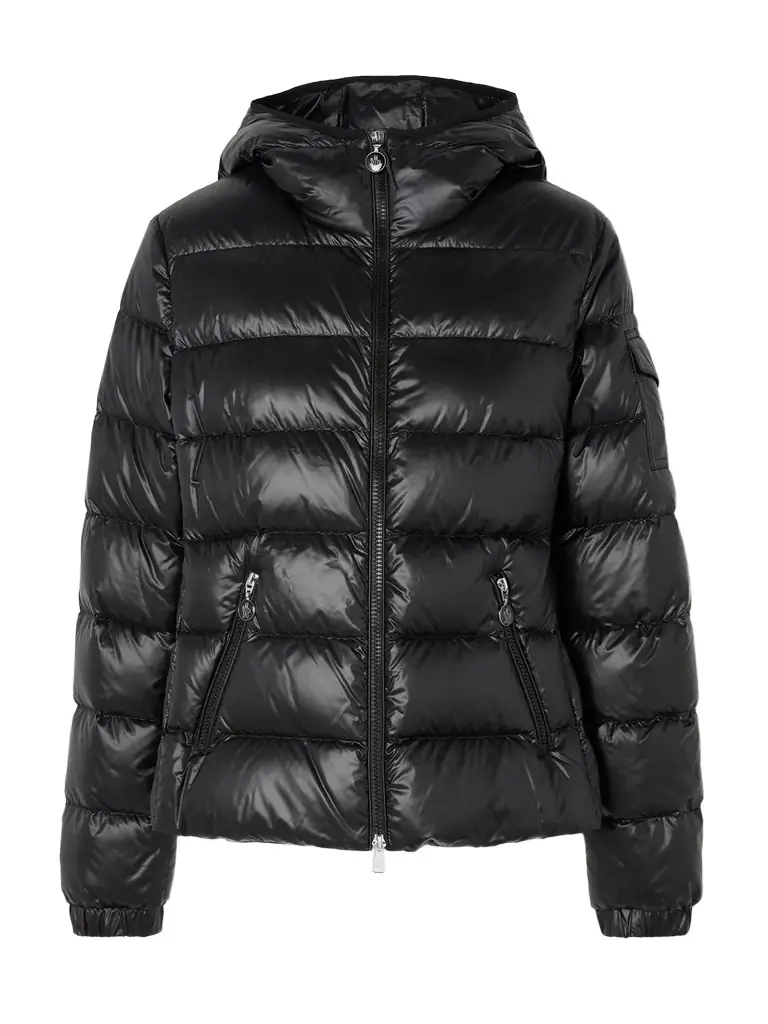 Moncler Gles Hooded Quilted Shell Down Jacket