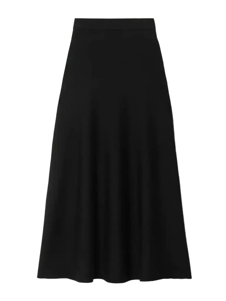Gabriela Hearst Freddie Wool, Cashmere And Silk-blend Midi Skirt