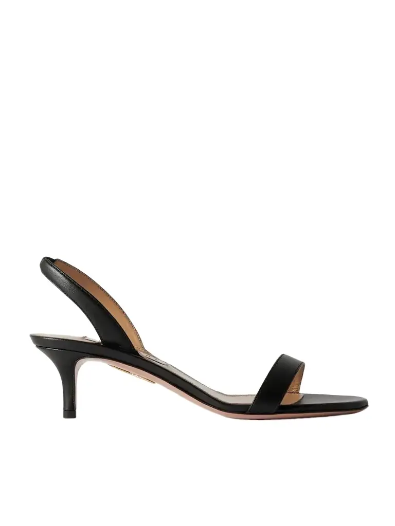 Aquazzura So Nude 50 Leather Slingback Sandals