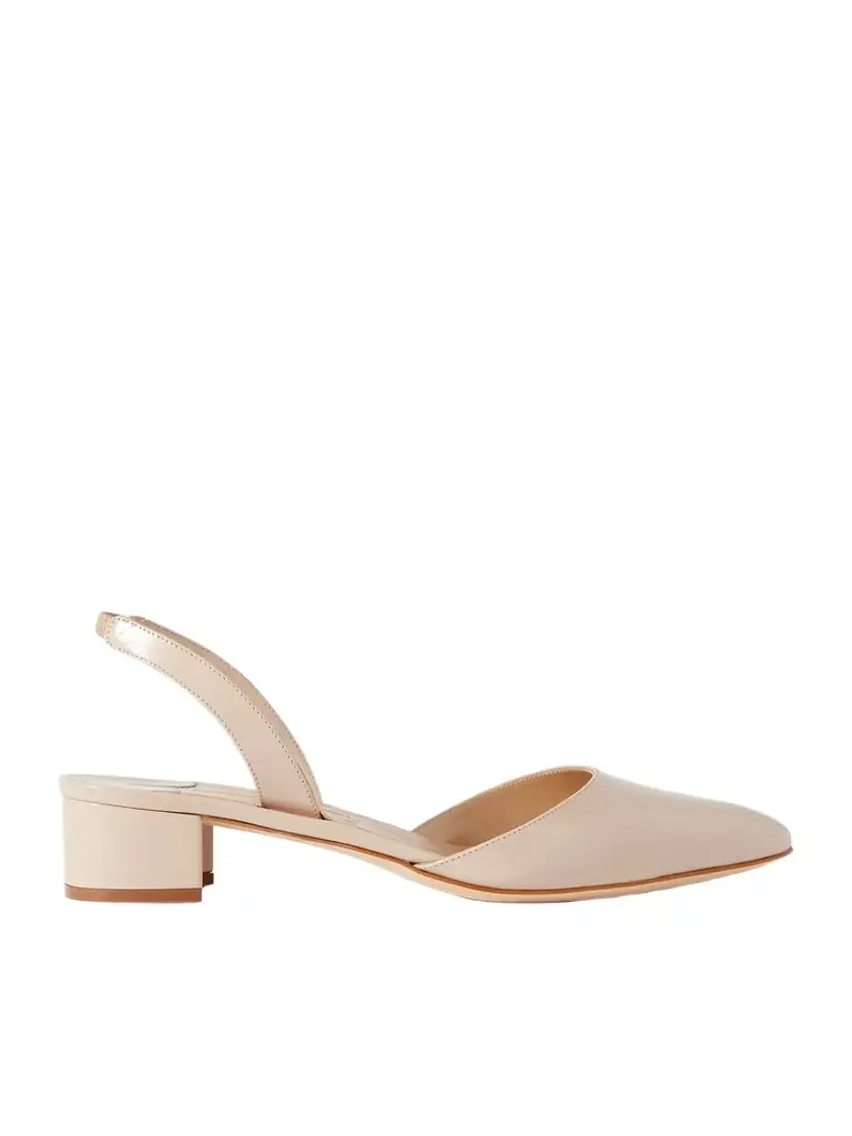 Manolo Blahnik Aspro 30 Patent-leather Pumps