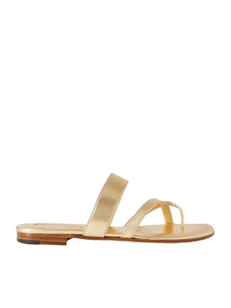 Susa Metallic Leather Sandals