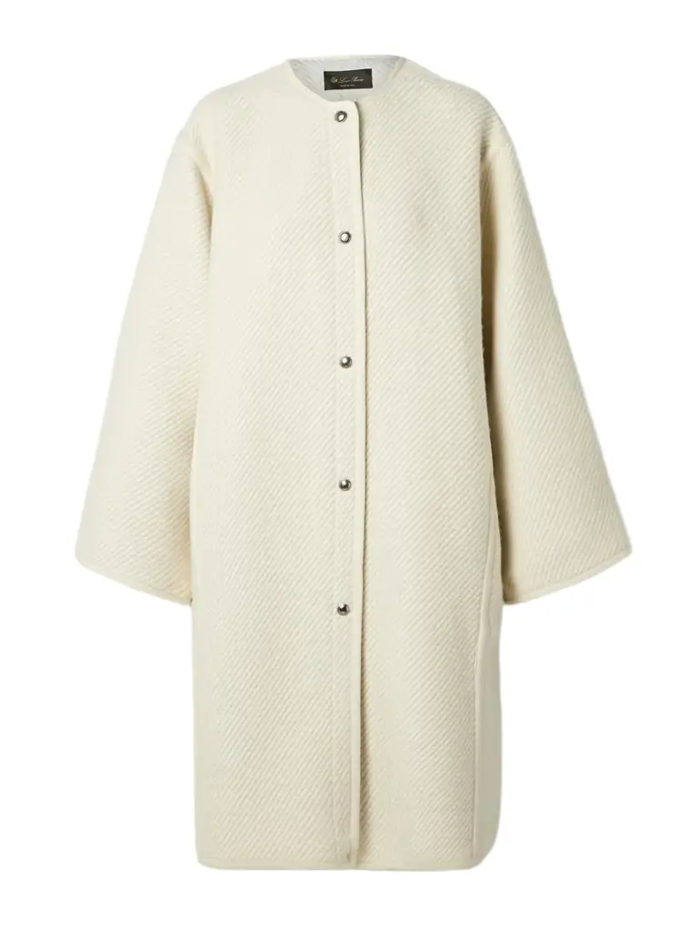Loro Piana Silk, Wool, Cashmere And Linen-blend Coat - Women's Clothing