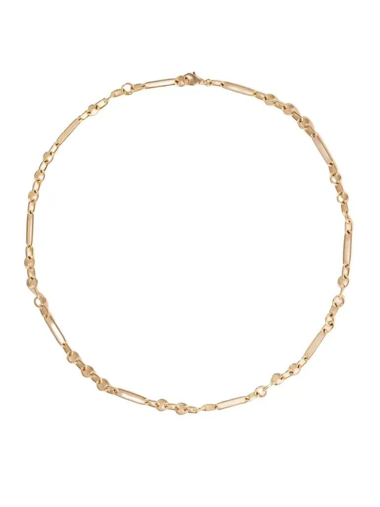 Foundrae Small Mixed Clip 18-karat Gold Necklace