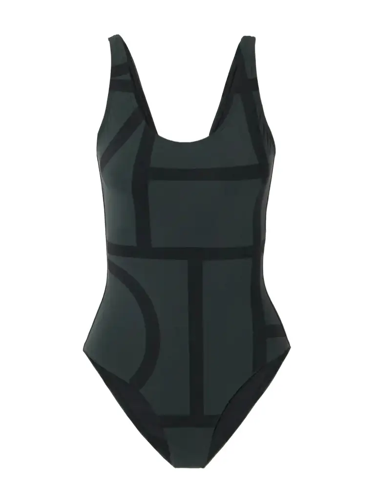 TOTEME Monogram Printed Recycled Swimsuit