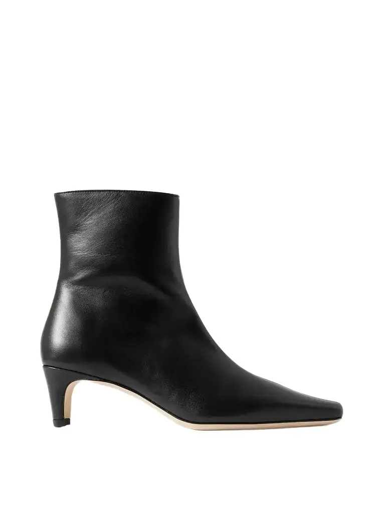 Staud Wally Leather Ankle Boots
