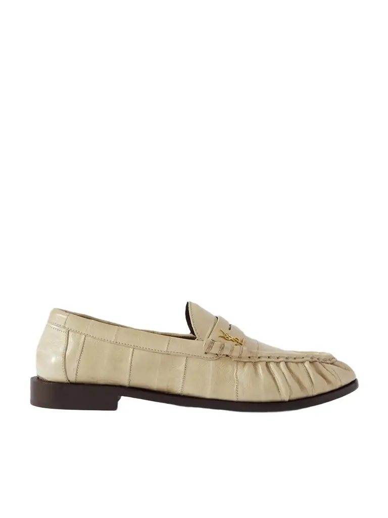 Saint Laurent Le Loafer Leather Loafers