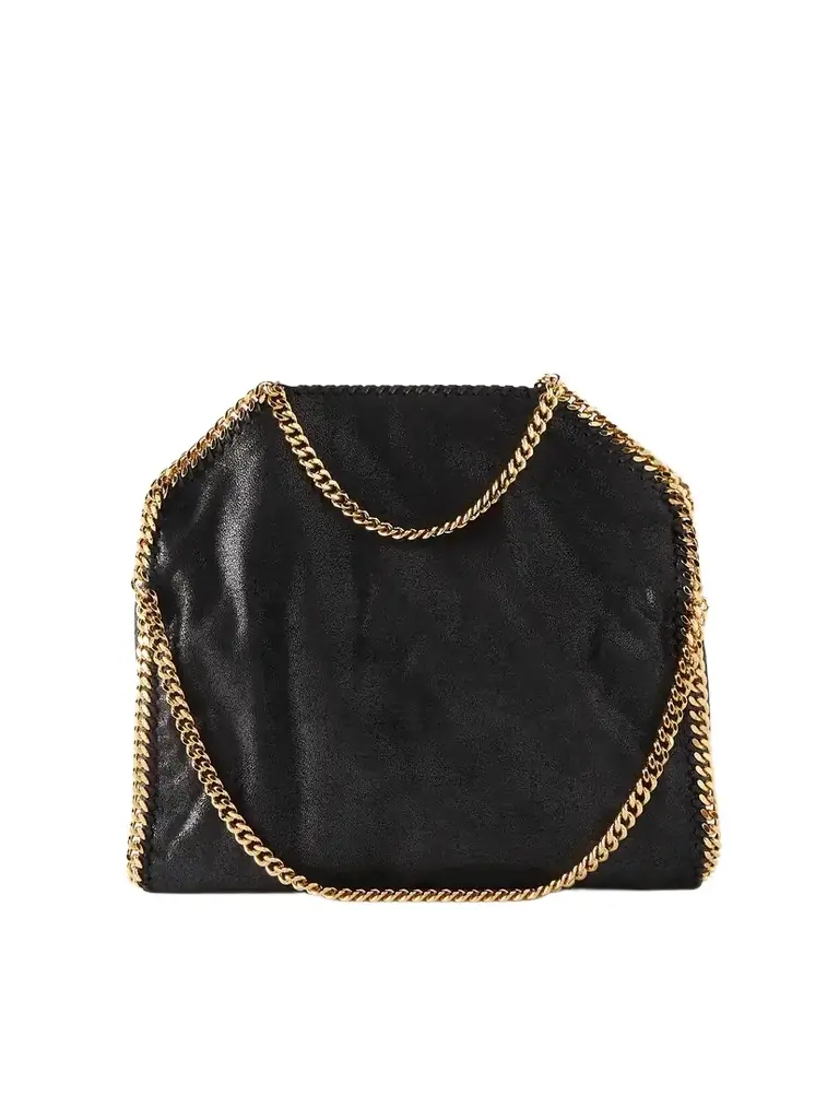 Stella McCartney The Falabella Medium Vegetarian Brushed-leather Shoulder Bag