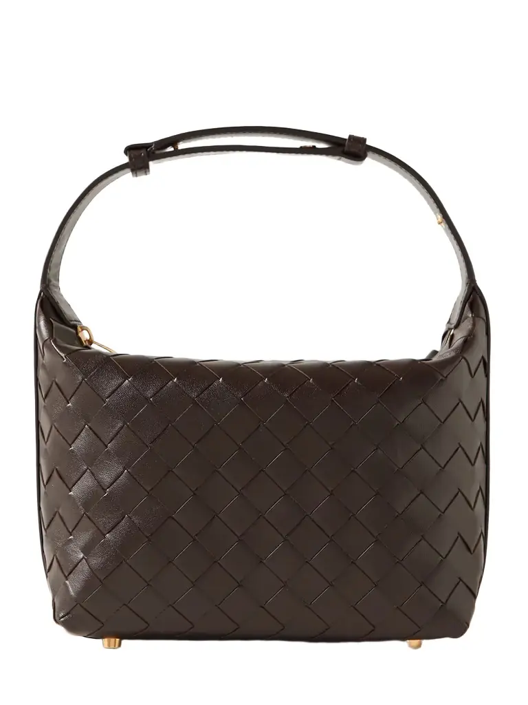 Bottega Veneta Wallace Mini Intrecciato Leather Shoulder Bag