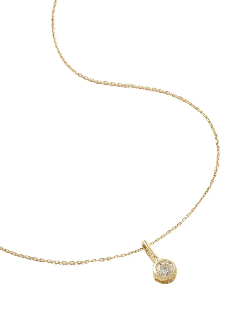 Mateo 14-karat Gold Diamond Necklace