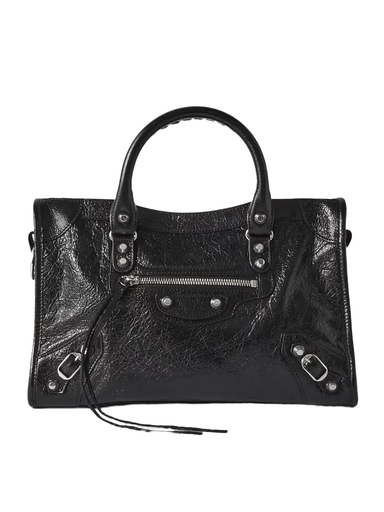 Balenciaga Le City Small Textured-leather Tote