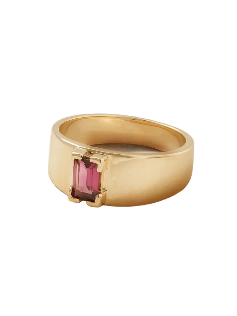 Melissa Joy Manning 14-karat Recycled Gold Rhodolite Ring