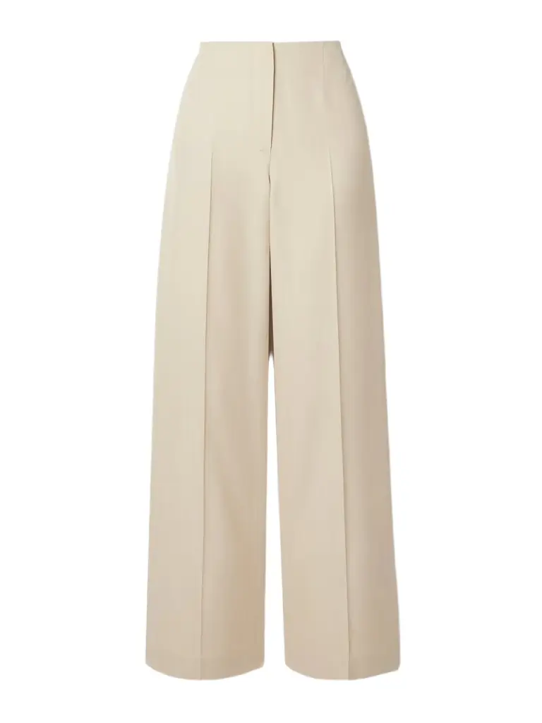 Loro Piana Silk-dupioni Straight-leg Pants