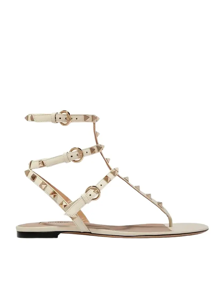 Valentino Garavani The Rockstud Leather Sandals