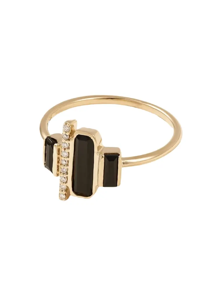Melissa Joy Manning Cityscape 14-karat Recycled Gold, Spinel And Diamond Ring
