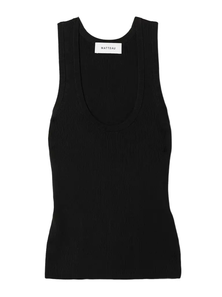 Matteau Ribbed-knit Tank