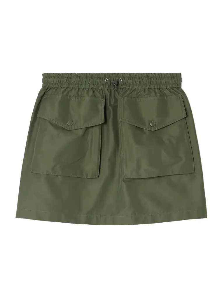 Moncler Taffeta Cargo Mini Skirt