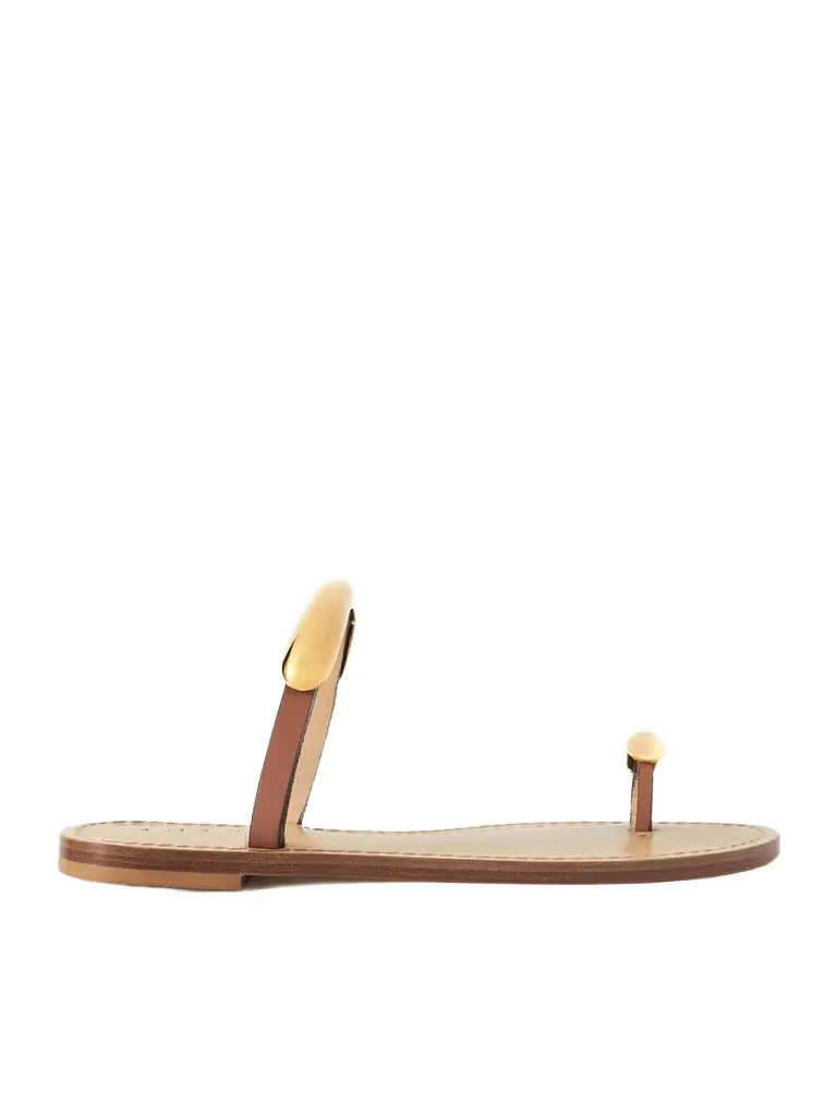 AMANU Samburu Embellished Leather Sandals