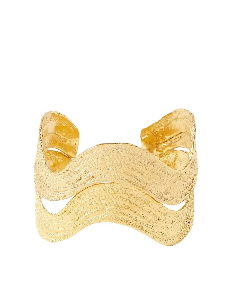 YSSO Dionysus Set Of Two Gold-plated Cuffs