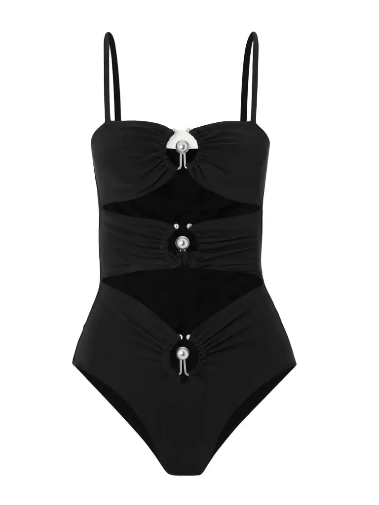 Christopher Esber Cutout Embellished Swimsuit
