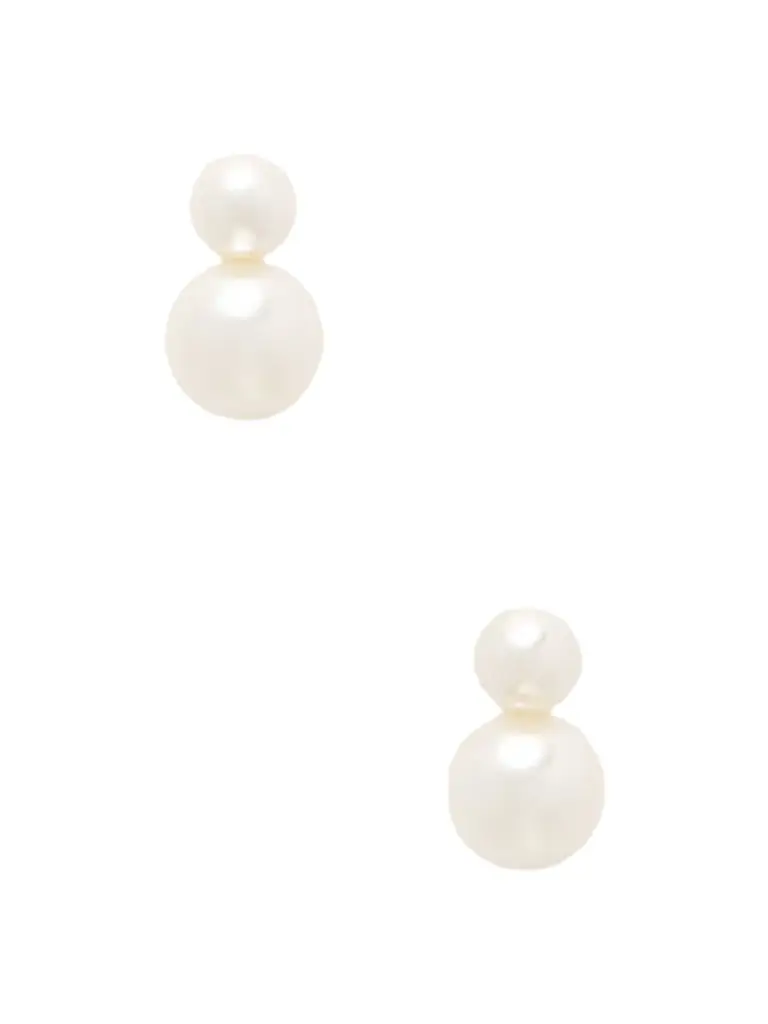 Jennifer Behr Iris Gold-tone Pearl-like Earrings - Women's Jewelry And Watches