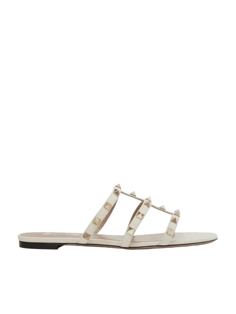 Valentino Garavani The Rockstud Leather Sandals