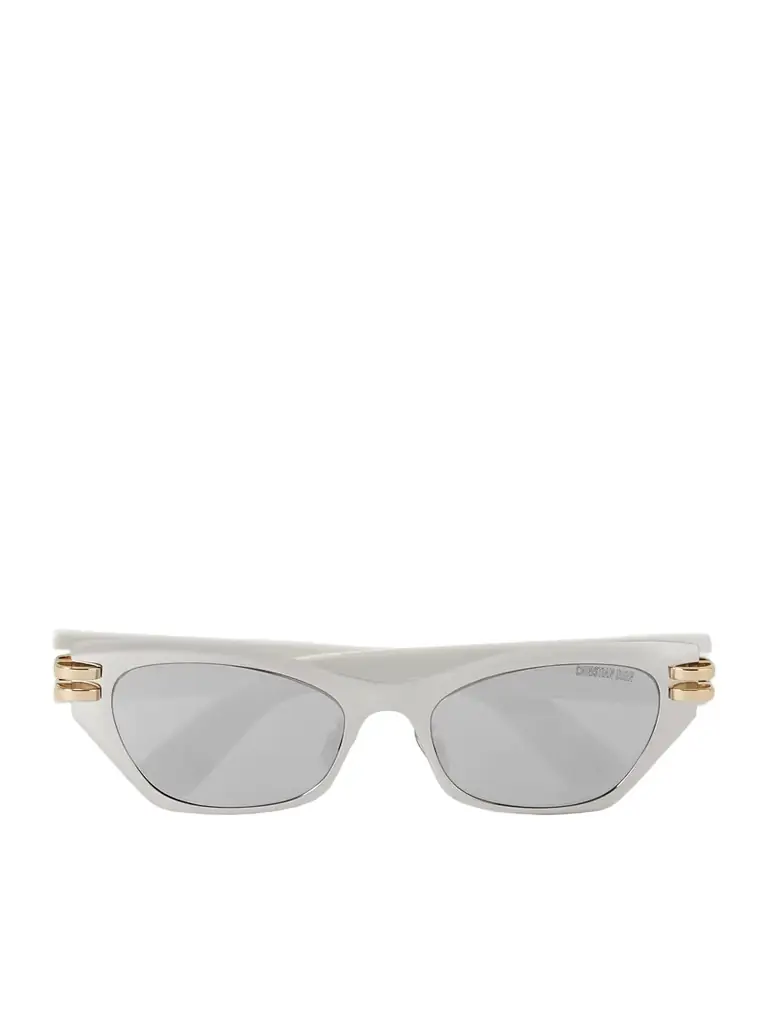 DIOR Eyewear Cdior B3u Cat-eye Silver-tone And Acetate Sunglasses