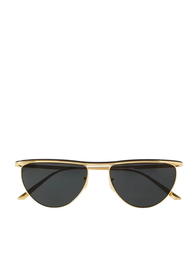Oliver Peoples + Khaite 1984c Cat-eye Gold-tone Sunglasses