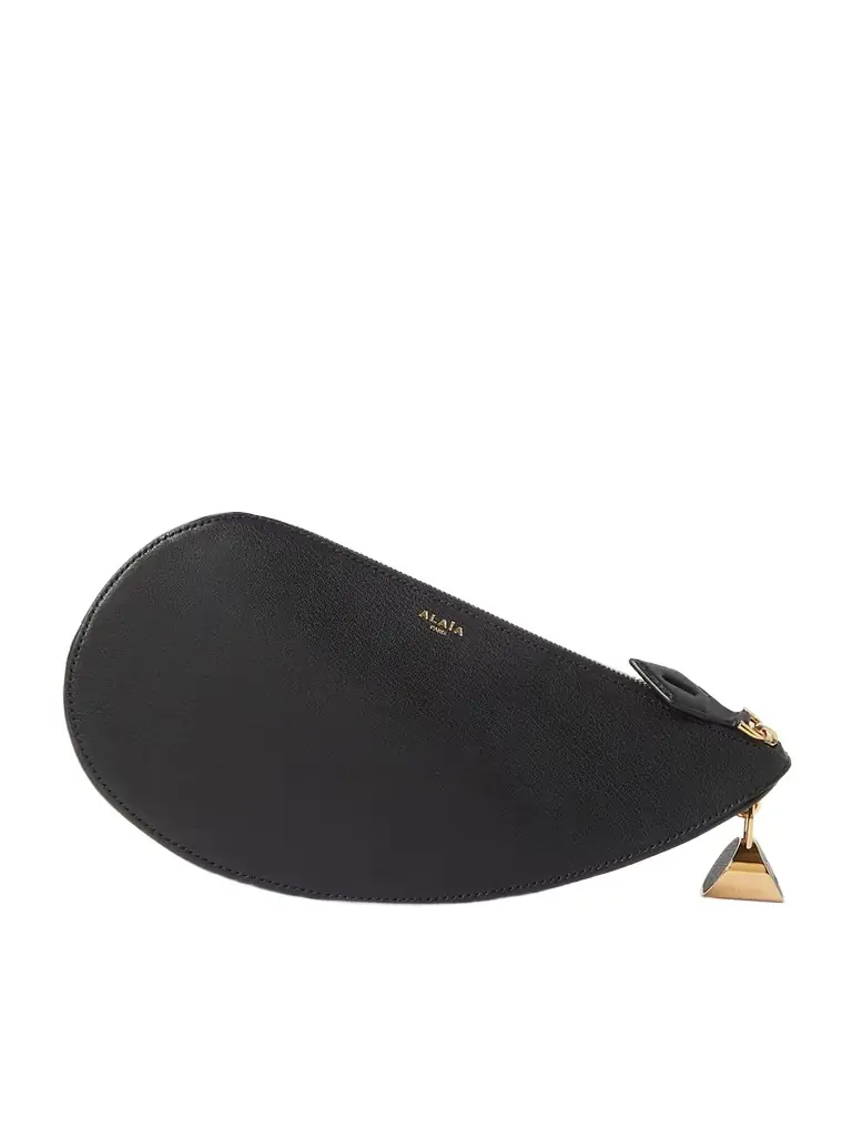 Alaïa Le Demi-cœur Leather Clutch