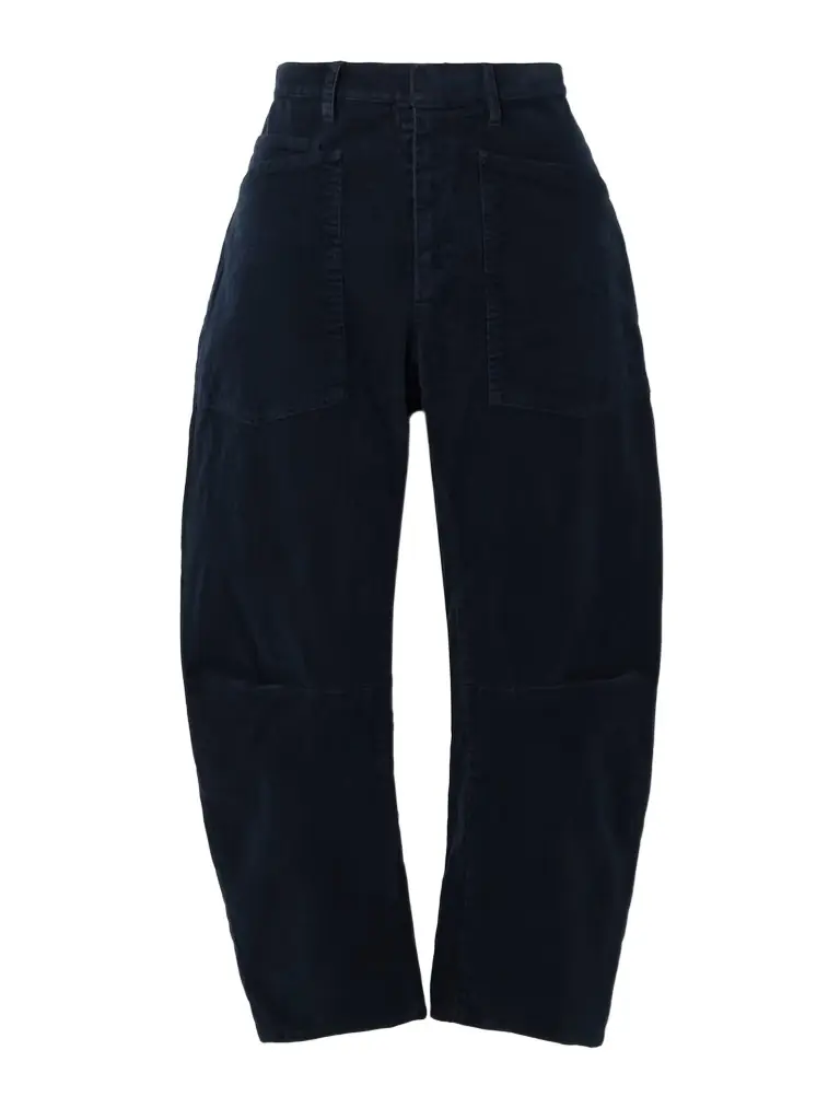 Nili Lotan Shon Cotton-blend Corduroy Tapered Pants