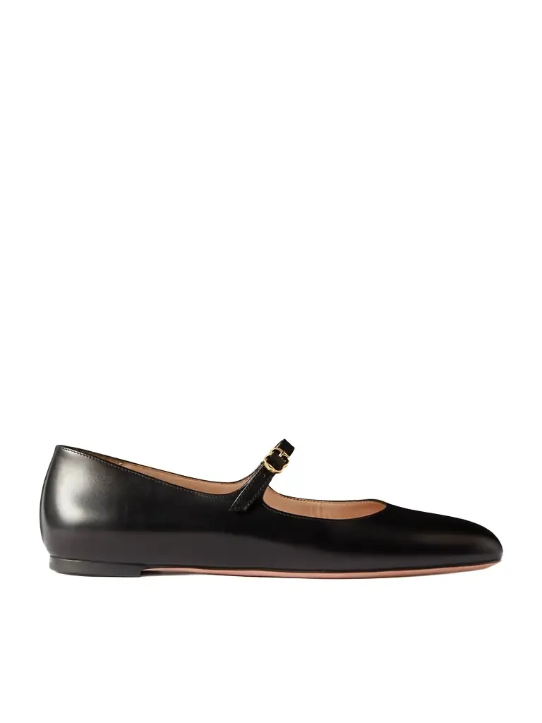 BALLY Banya Leather Mary Jane Ballet Flats