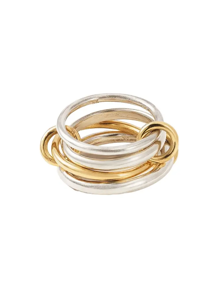 Spinelli Kilcollin Hyacinth Mx 18-karat Gold And Sterling Silver Rings