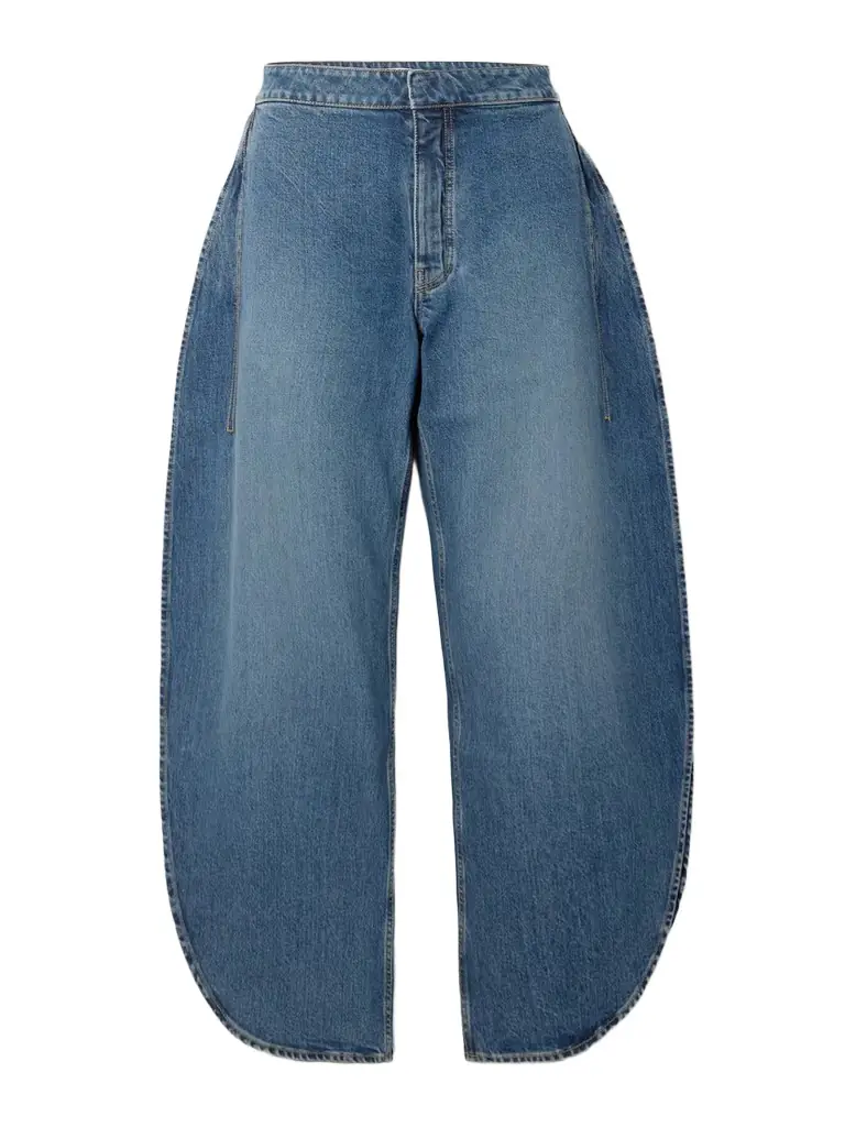 Alaïa High-rise Barrel-leg Jeans