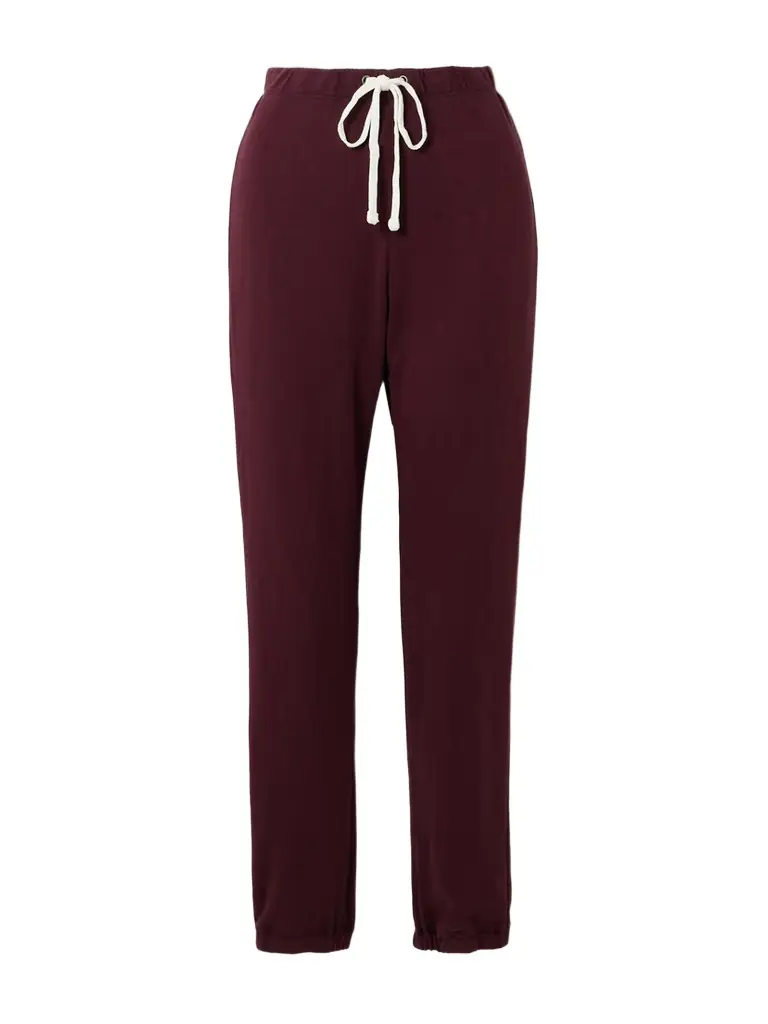 James Perse Cotton-jersey Track Pants