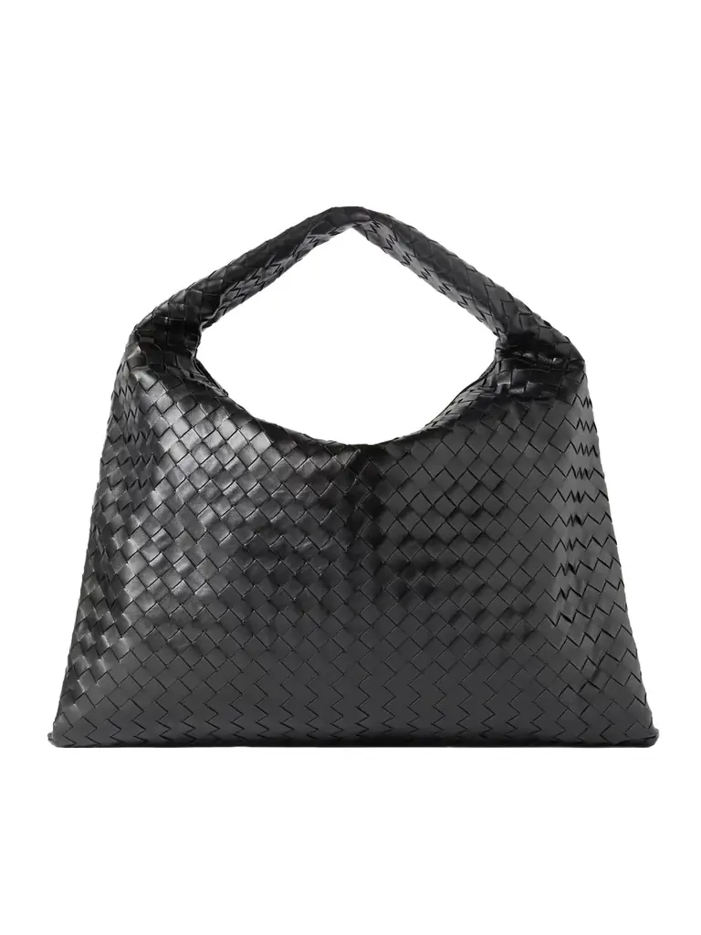 Bottega Veneta Hop Large Intrecciato Leather Tote
