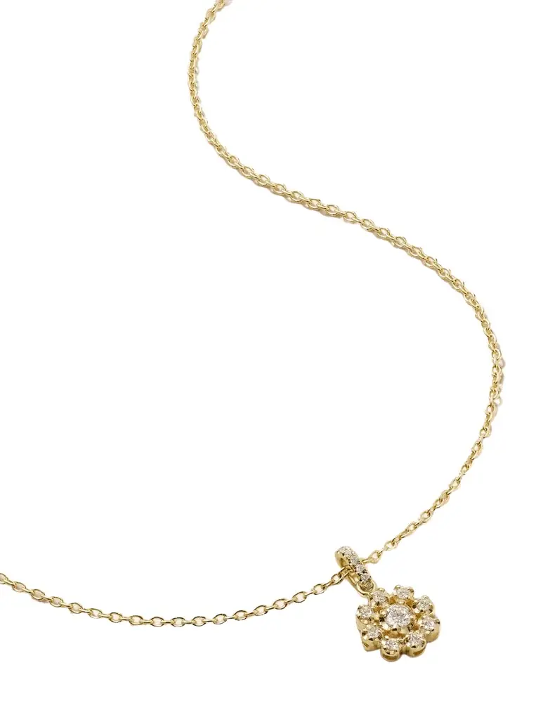 Jennifer Meyer Small 18-karat Gold Diamond Necklace