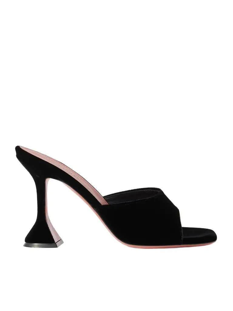 Amina Muaddi Lupita Velvet Mules