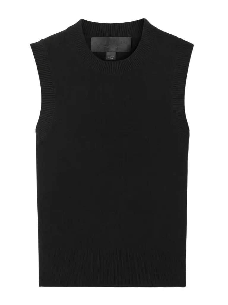 Nili Lotan May Cropped Cashmere Tank