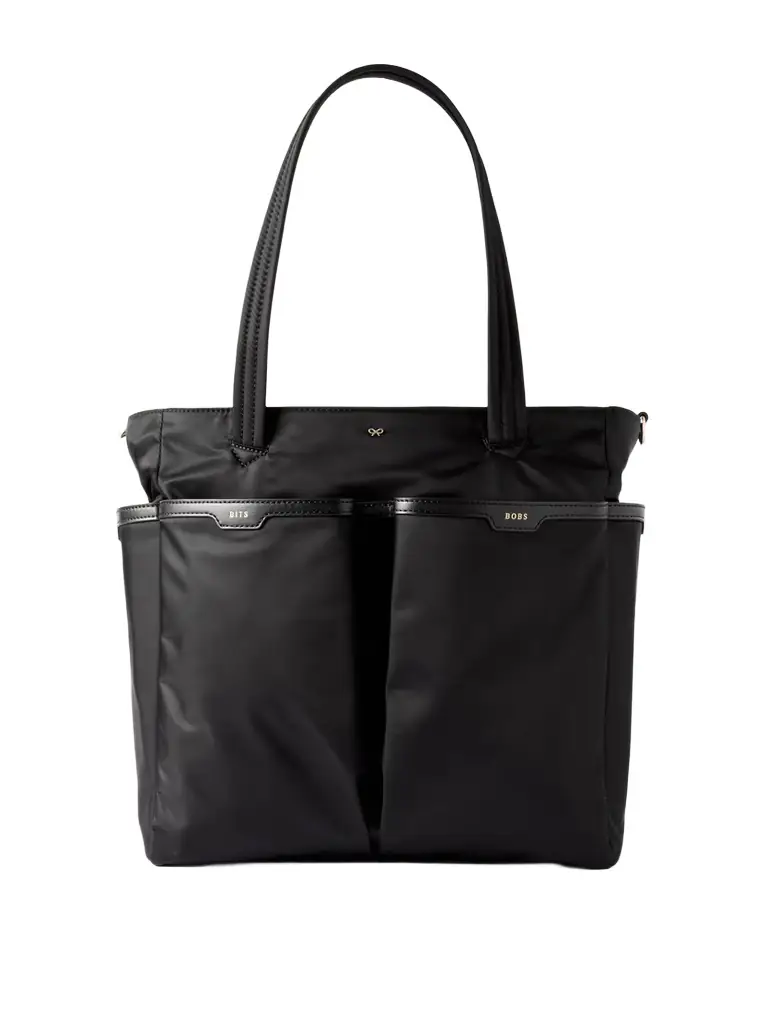 Anya Hindmarch Baby Leather-trimmed Econyl® Tote