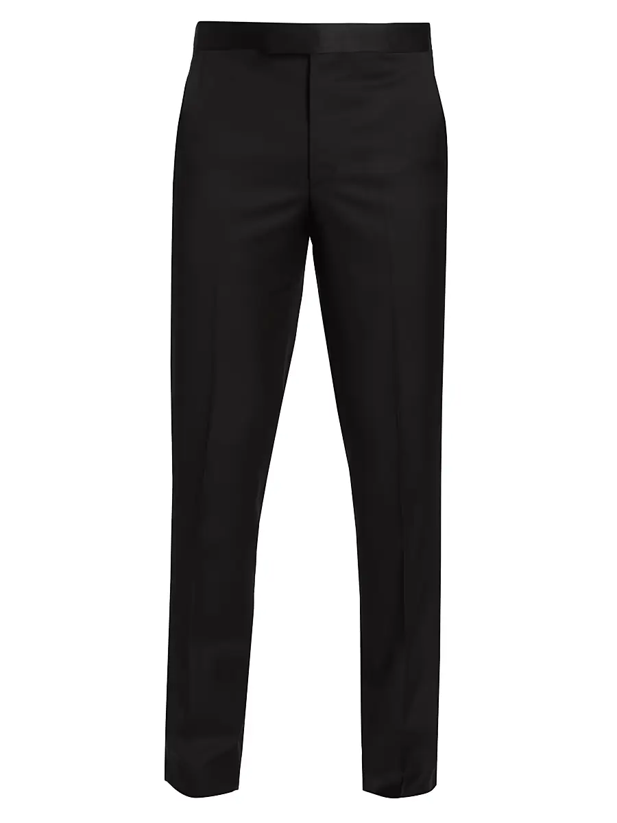 Saks Fifth Avenue Men's COLLECTION Classic Tuxedo Pants - Black