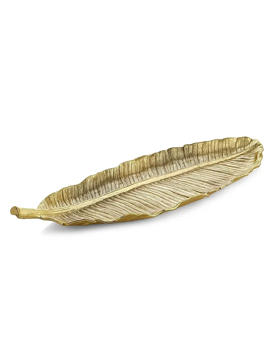 Michael Aram New Leaves Large Banana Leaf Platter
